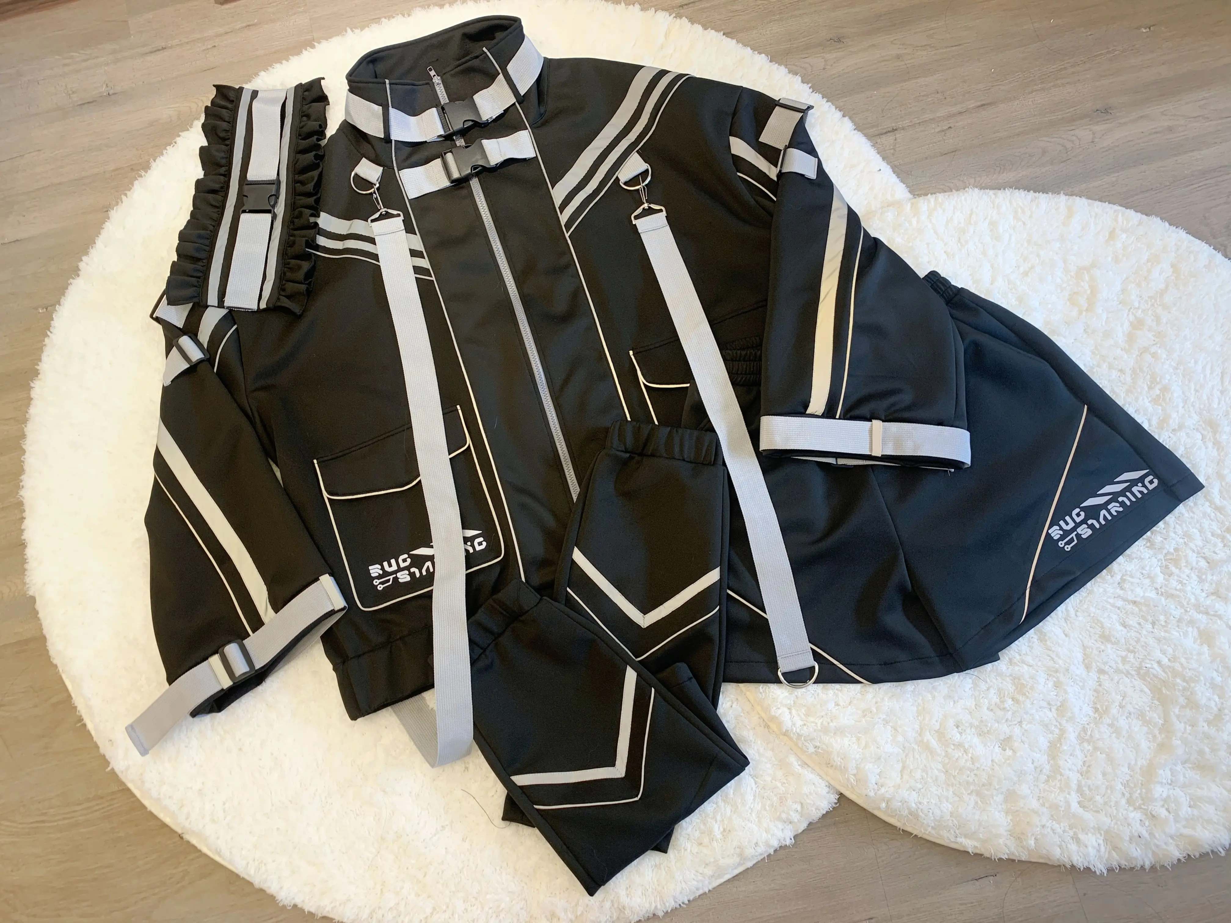 Sportbekleidung-Mantel Ich bin japanischen Stil neue Original y2k Bergwerk Paar sub reflektierende verlieren Mantel Frauen