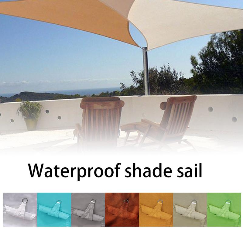 Toldo triangular de 2x2x2 metros, refugio solar, sombrilla de protección para exteriores, dosel para jardín, Patio, piscina, sombra Oxford, toldo de vela para Camping