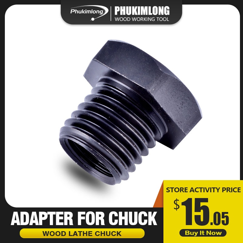 Thread Adapter For Wood Turning Lathe Chuck Screw Thread Spindle, Woodworking Conversion Accessories