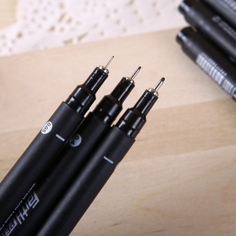 0,05 bis 0,8mm fine point malerei stifte comic pen-set wasserdichte handgemalte marker pen drawing pens sharpie freies
