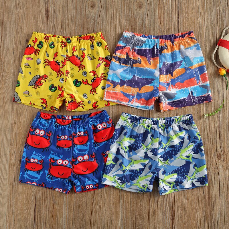 Baby Jongen Zwemmen Shorts, Cartoon Mooie Animal Patroon, Snel Droog Seaside Party Club Zomer Beachwear