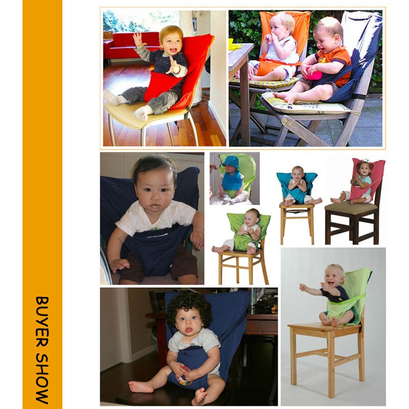 Babymatning matsalsstol bärbar spädbarnsstol produkt säkerhetsbälte matning barnstol sele babystol cadeira / assento