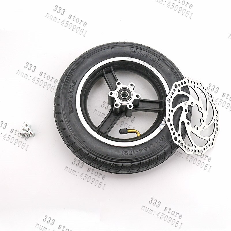 10 inch hub wheel 10x2 54-152 Disc brake with Inner and outer tube tire fit electric scooter Kids Bike Motorcycl