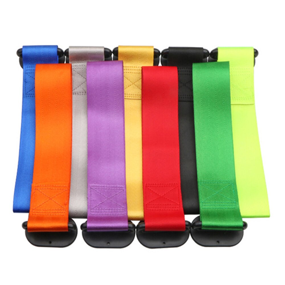 Correa de remolque de coche, gancho de Rally Universal para parachoques trasero/delantero, correa de remolque de carreras, cuerda de remolque decorativa, 1 ud.