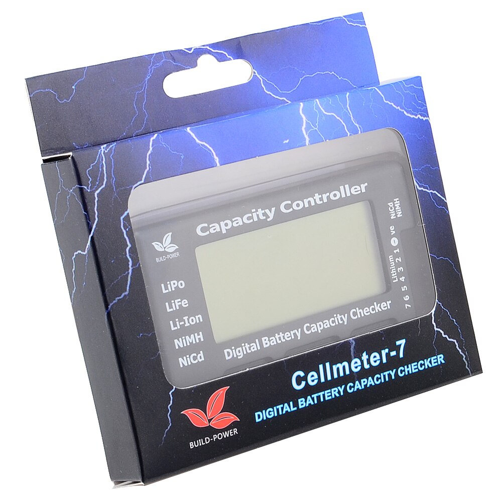 LiPo Cellmeter 7 LCD Digital Battery Capacity Voltage Checker LiPo Battery Capacity Controller 1-7S 12000993