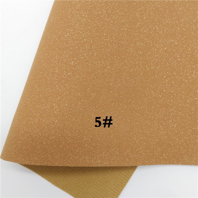 Glitterwishcome 21 x 29cm a4 størrelse vinyl til buer ruskind glitter syntetisk læder, kunstlæder ark til buer , gm684a: 5