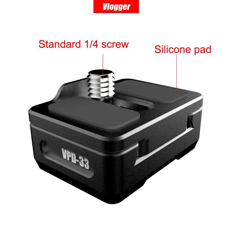 Vlogger Quick Mount System Claw Platform Mounting Base Camera Quick Load Seat Quick Release Splint For Dslr Microphone Monitor