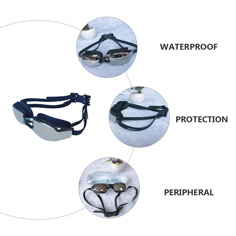 1 Pair Myopia Swimming Goggles Anti-fog Swim Glasses for Men Women
