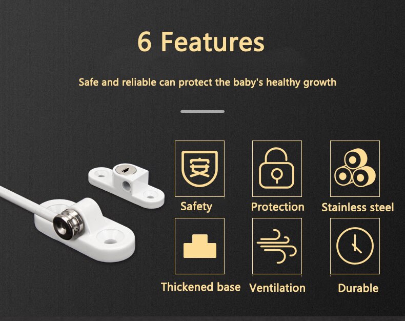 8 Teile/satz freundlicher Fenster Schutz Schlösser freundlicher Sicherheit Herbst Schutz Fenster Stopper Restrictor Baby Edelstahl Begrenzer