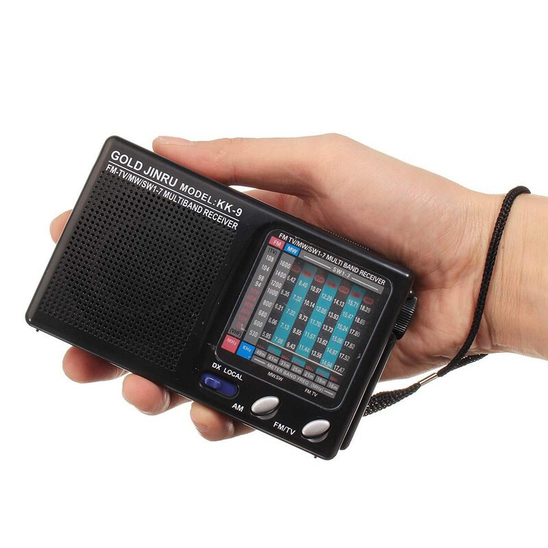 Classic Portable AM/FM 9 Bands Radio Receiver