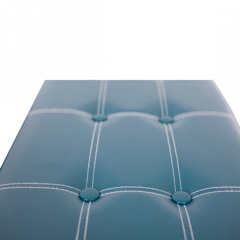 Mobili Rebecca Spielzeug Kasten Bank Lagerung Sitzkissen Grün Faux Leder 38x110x38