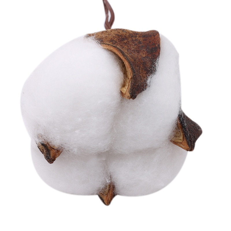 10 Stuks Van Natuurlijke En Synthetische Blend Katoen Bollen Ballen Voor Kransen Decor