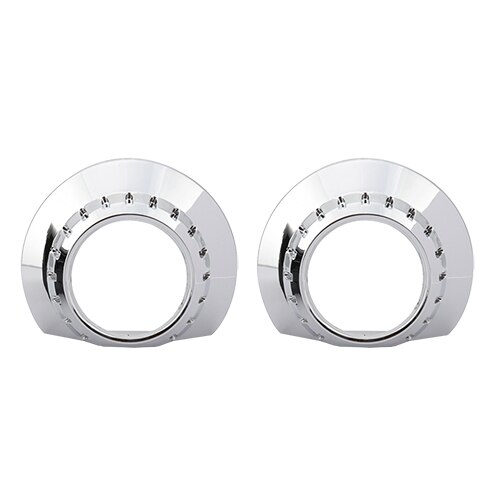 RONAN – cache-phare pour Hella kito Q5 MH1, 2.5 &quot;, 3.0&quot;, lentille de projecteur bi-xénon, éclairage de voiture: RA-Z-006 Sliver