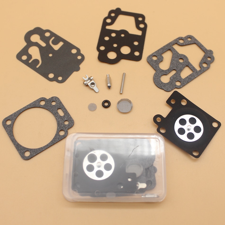2Pcs/lot Carb Rebuild Kit For Walbro K10-WYC WYC-7-1 WYC-8-1 WYC-9-1 Carburetor Repair Overhaul Kit