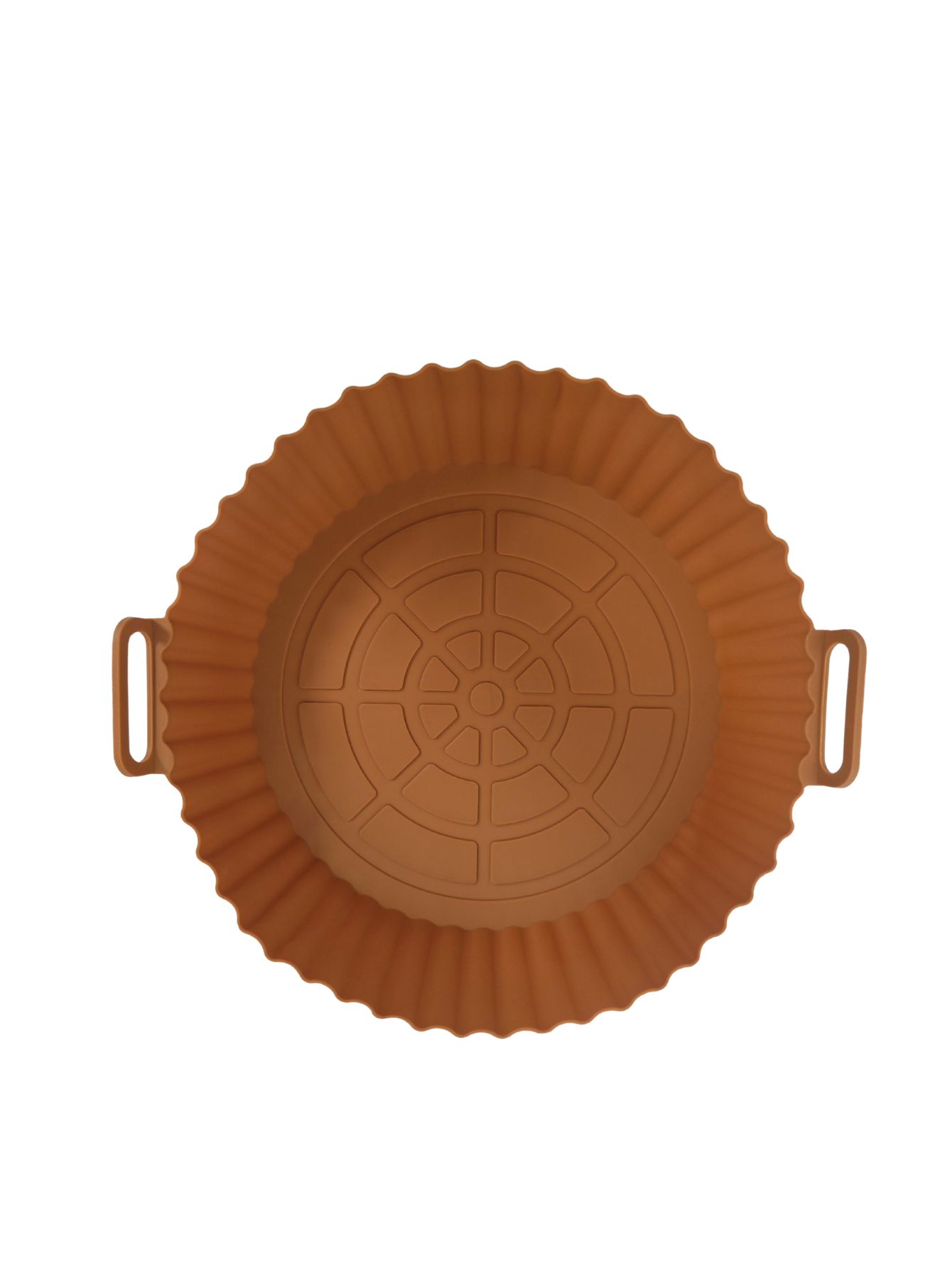 Air Fryer Silicone Liners Air Fryer Silicone Pot Reusable Silicone Air Fryer Liners Food Safe Non Stick Air Fryer Basket Accesso: Chocolate