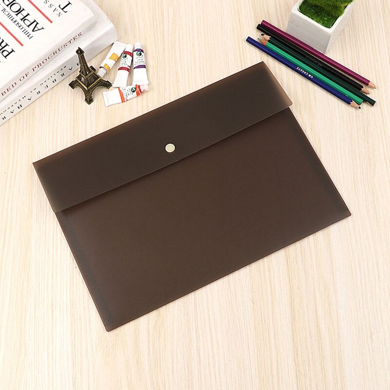 1pc Kunststoff A4 Datei Ordner Dokument Organizer Empfang Datei Erweiterung Wallet Bill Ordner Papier Halter Büro Liefert