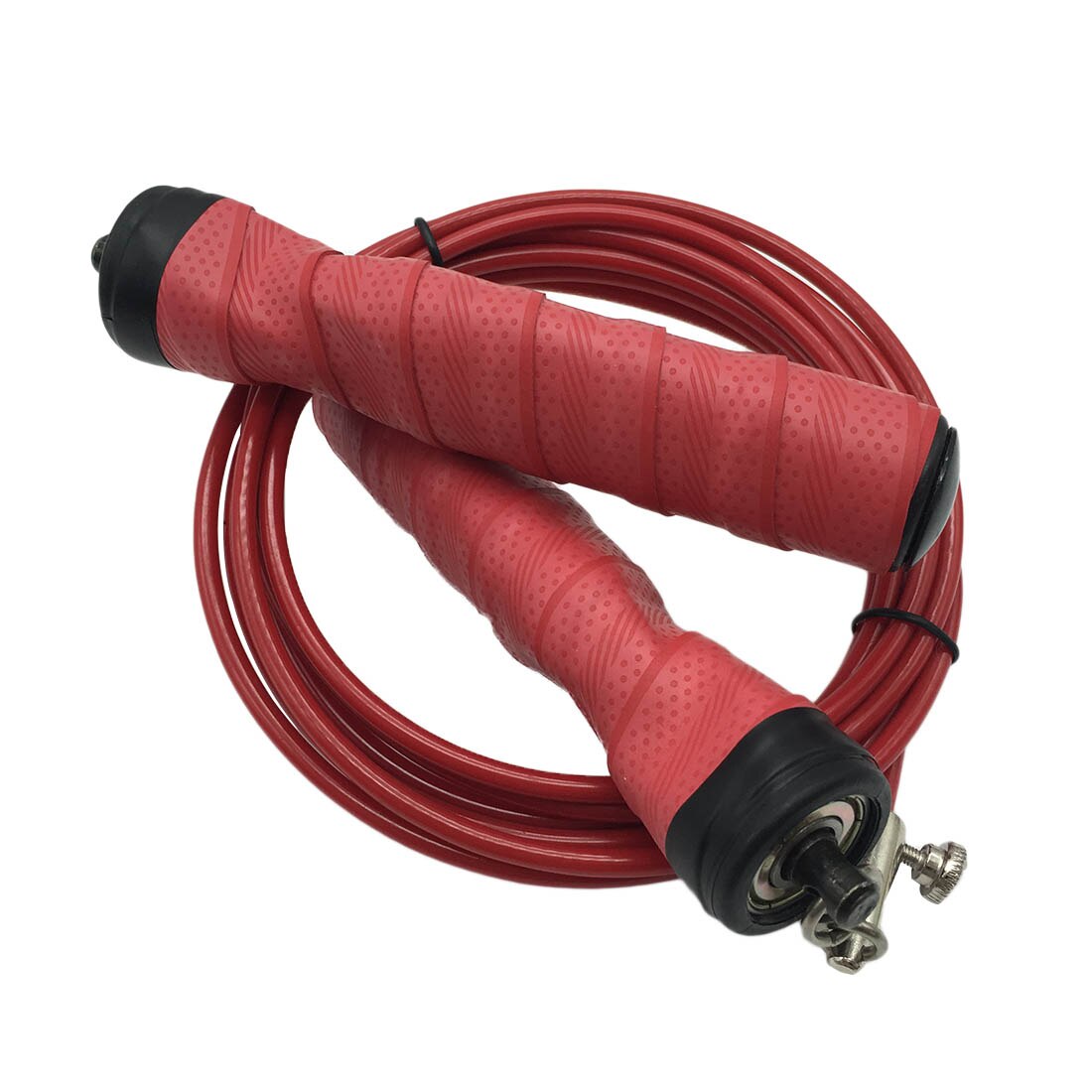 Cable de acero para saltar, comba de velocidad para Crossfit, comba de Fitness, revestimiento de goma de PVC sólido, rodamiento ajustable, Cabl de alta velocidad
