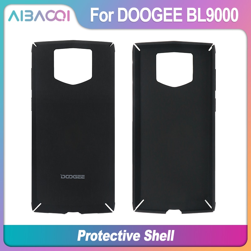 Aibaoqi nova bateria original caso de proteção da bateria capa traseira para 5.5 polegada doogee bl7000 telefone + 3 m adesivo