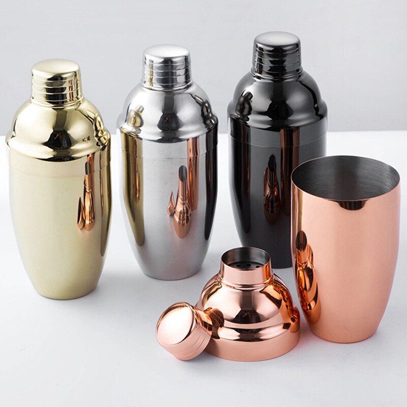 Stainless Steel Cup Cocktail Shaker Bartender Wine Cup Cocktail Mixer Martini Cocktail Shaker Bar Tool