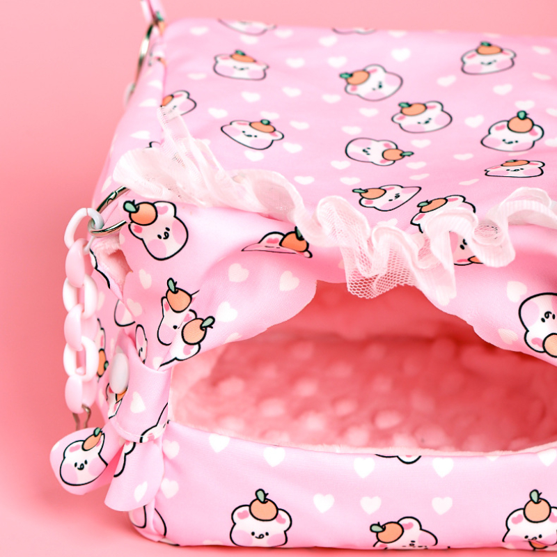 Warmes Bett, Hängebett, Chinchilla, Hamster, Zuckergleiter, Nest, kleines Ebene, Hängematte, Meerschweinchen, Schlafsack, Ruhe, verdickter KäFeige, Flanell