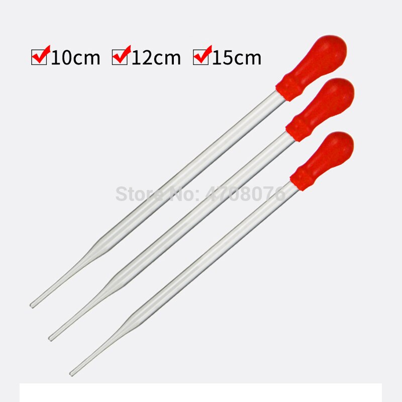 20pcs/pack Glass Pasteur pipettes with rubber head Transfer dropper with cover Borosilicate dropping tube Pyrex pipette filler