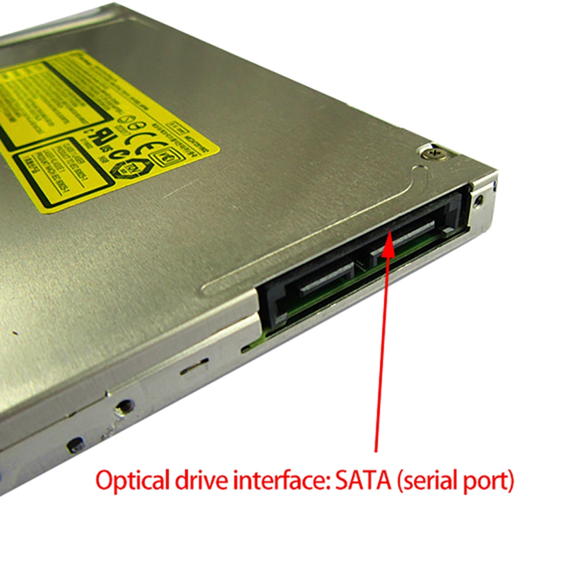 Unidad de grabación de DVD para ordenador portátil Apple Por A1286, A1287, A1278, A1297, ranura de serie SATA integrada de 9,5 MM, unidad de carga de DVD