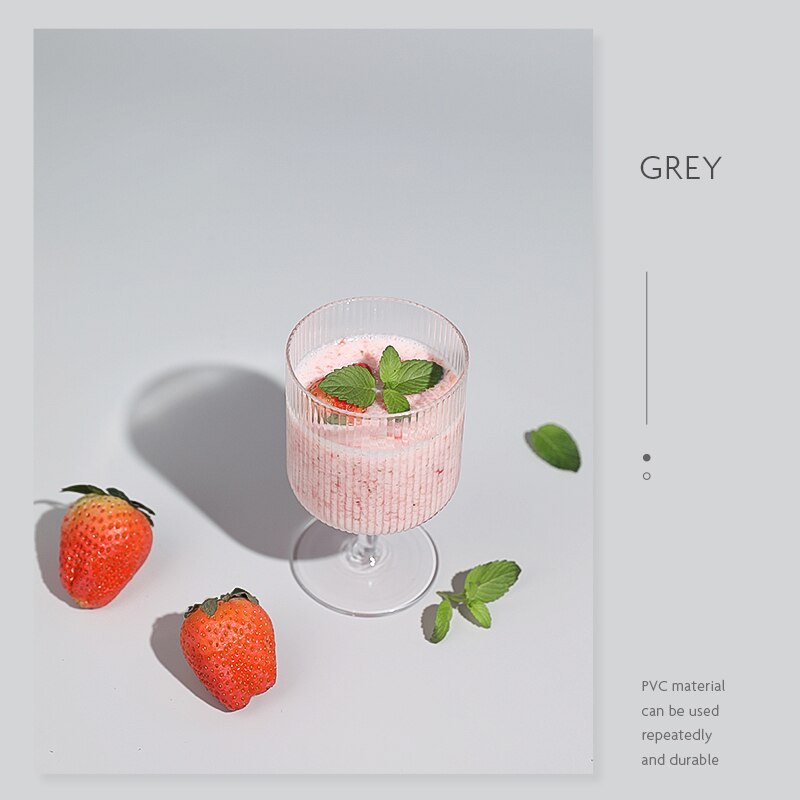 13 verschiedene Farben PVC Fotografie Kulissen Foto Studio Schießen Zubehör Requisiten matt Hintergrund Bord Wasserdichte Anti-falten: Licht Grau