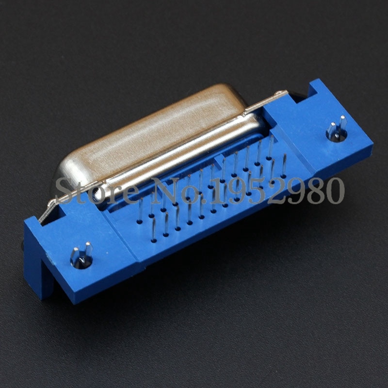 5 uds conector Centronics macho hembra 57 Series 24 pines 90 grados adaptadores de Cable de ordenador tipo DIP PCB