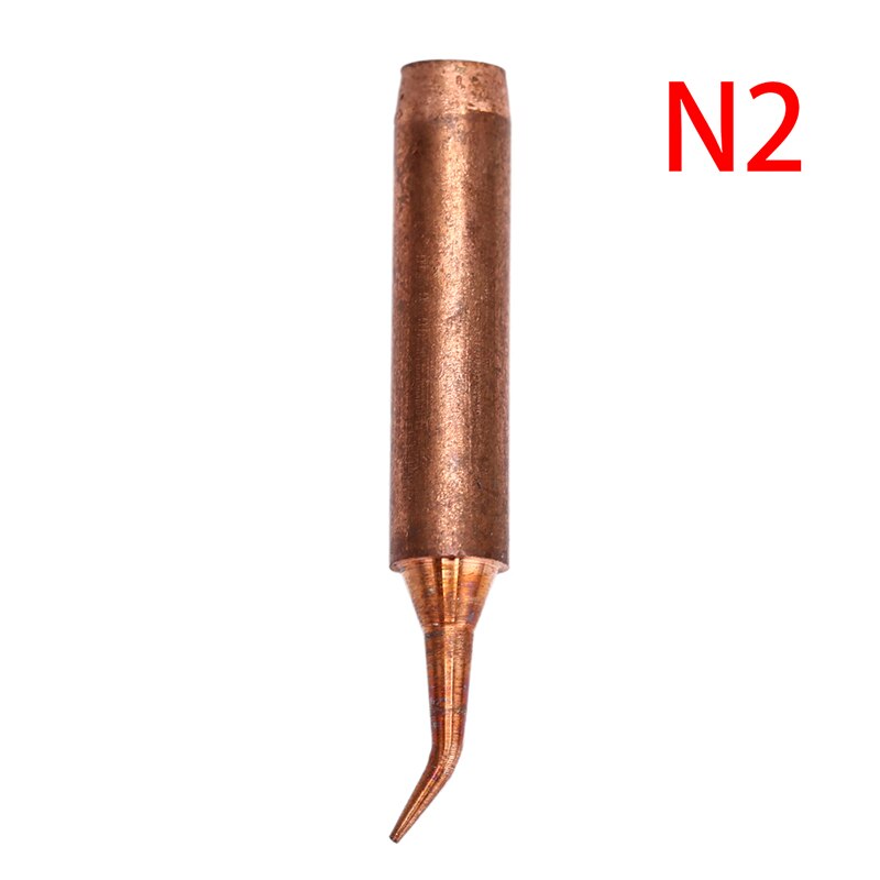 1/2pcs 900M T Series Pure Copper Soldering Iron Tip Lead-free Welding Sting For Hakko 936 FX-888D 852D Soldering Iron Station: 900M-T-IS