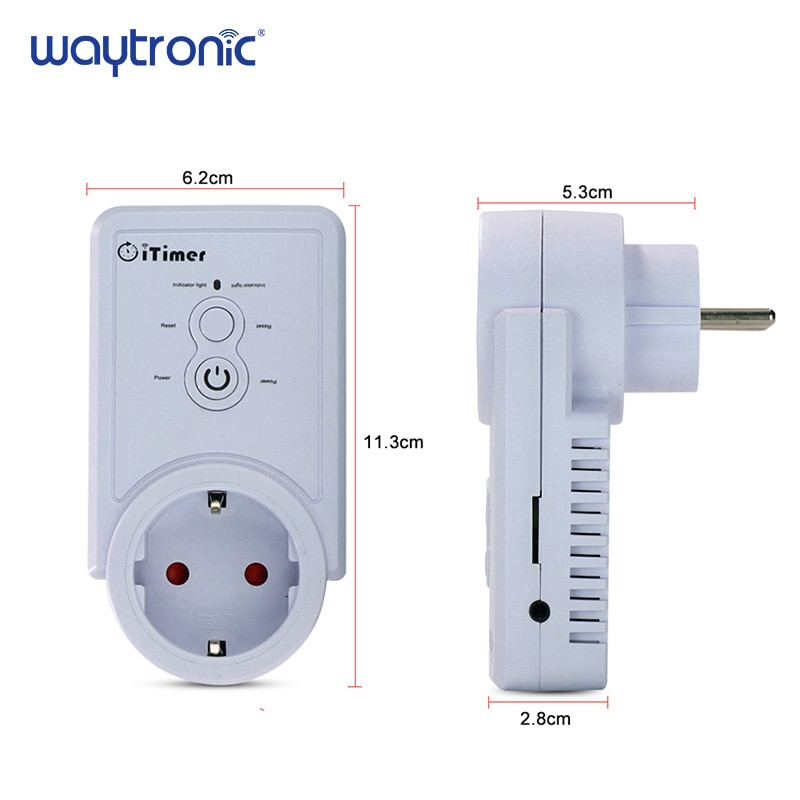Russian SMS Control GSM Smart Power Plug Socket Wall Switch Outlet with Temperature Sensor Intelligent Temperature Control