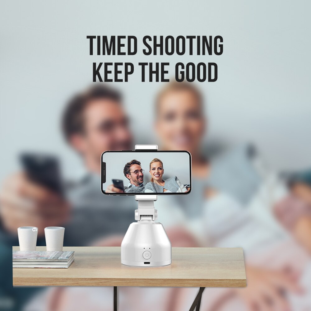 Clever Gimbal Bluetooth Selfie Stock Verfolgung Halfter 360 Grad Drehung Auto Gesicht Verfolgung Smartphone Vlog Schießen Telefon Halfter