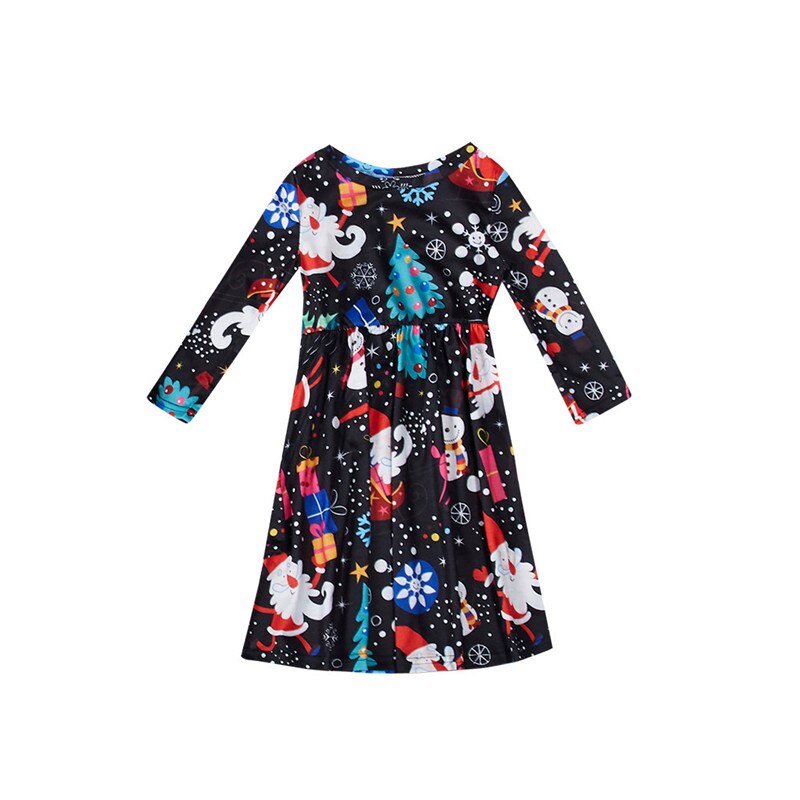 Moeder dochter jurken voor mama en me bijpassende kleding family look outfits mom meisje jurk vintage lange moeder kerst C0645