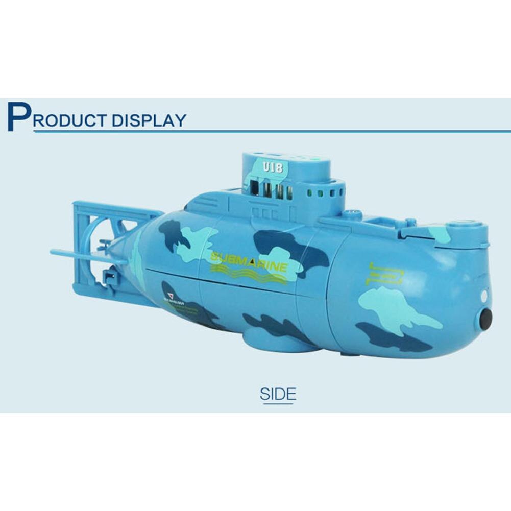 DSstyles Mini RC Submarine Ship 6CH High Speed Radio Remote Control Boat Model Electric Kids Toy