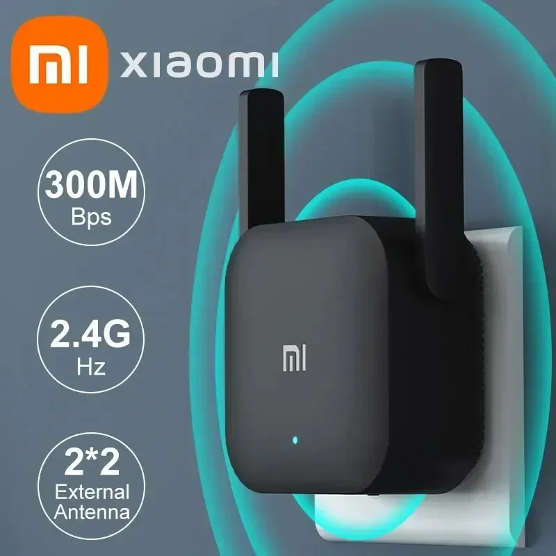 Neuer original xiaomi wifi verstärker pro 300m 2,4g repeater netzwerk expander range extender roteader mi drahtloser wi-fi router