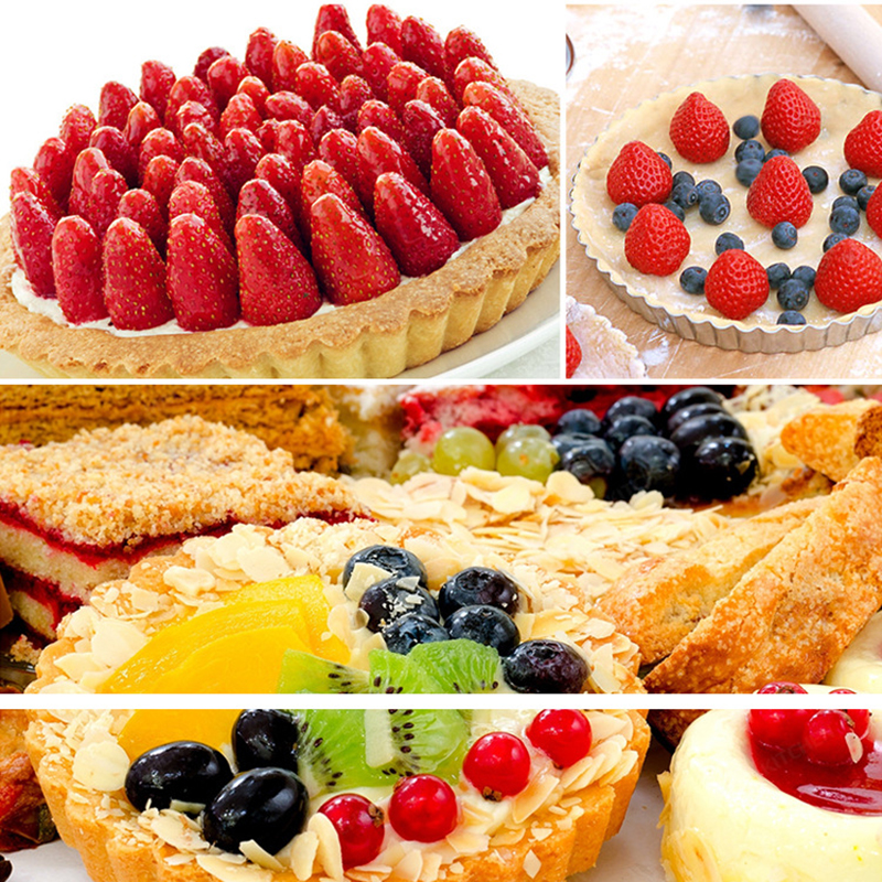 Moules à tarte antiadhésifs, Quiche Flan, tapis de cuisson, pâtisserie, four, outil de cuisine, DIY