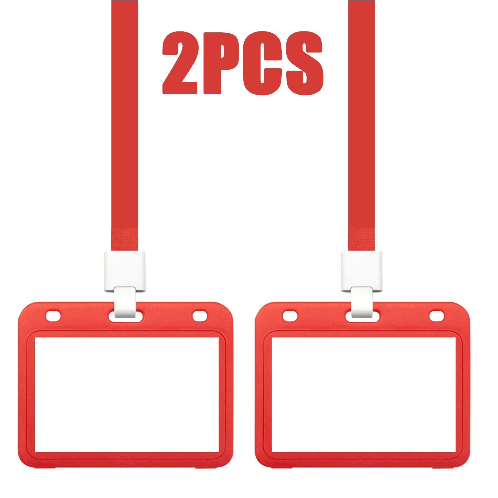 1/2/5PC Clear Vaccination Card Protector Vaccine Card 4x3 Protective Waterproof PVC Health Card Case for CDC Immunization Badge: Red  2pc