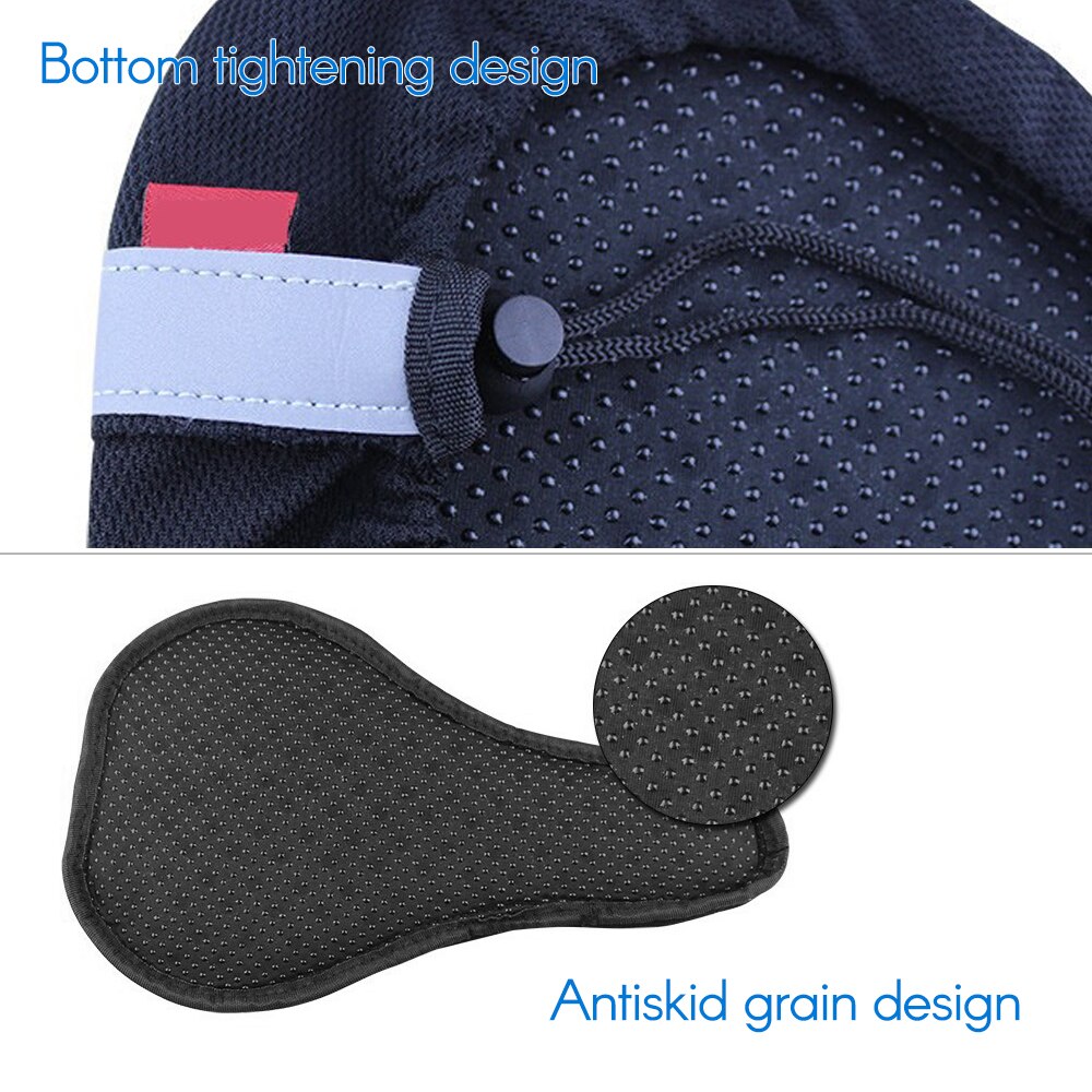 Fundas para asiento de bicicleta, funda de cojín blanda 3D de esponja de alto rebote, almohadilla de protección para deportes de bicicleta al aire libre
