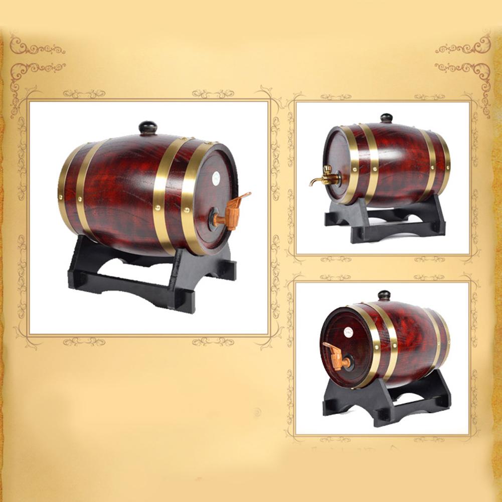 Tonneau de stockage de vin en pin de chêne 1,5 l 3l, seau de stockage spécial, tonneau de bière pour bière, whisky, outil de Bar