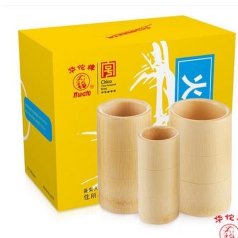 Bamboe Cupping Apparaat Grote Natuurlijke Bamboe Blikjes In Kleine Huishoudelijke Types. De Drie Zuigkracht Traditionele Cupping-jfie56
