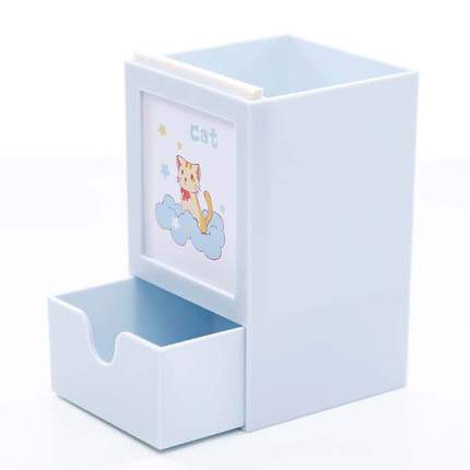 Multi-funktion Stift Halfter Schreibtisch Kuli Veranstalter Schublade Schreibwaren Bleistift Ständer Kunststoff machen-hoch Pinsel Halfter Organizer Lagerung Kasten: E