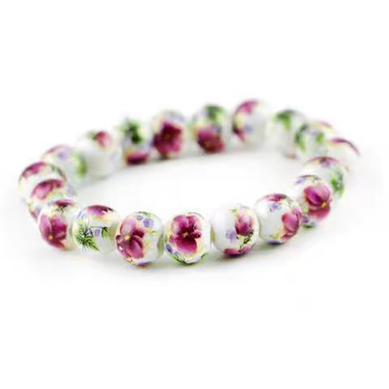 Blue And White Porcelain Ceramic Bead Bracelet - Ethnic Style DIY Handcrafted Accessories For National Style Jewelry