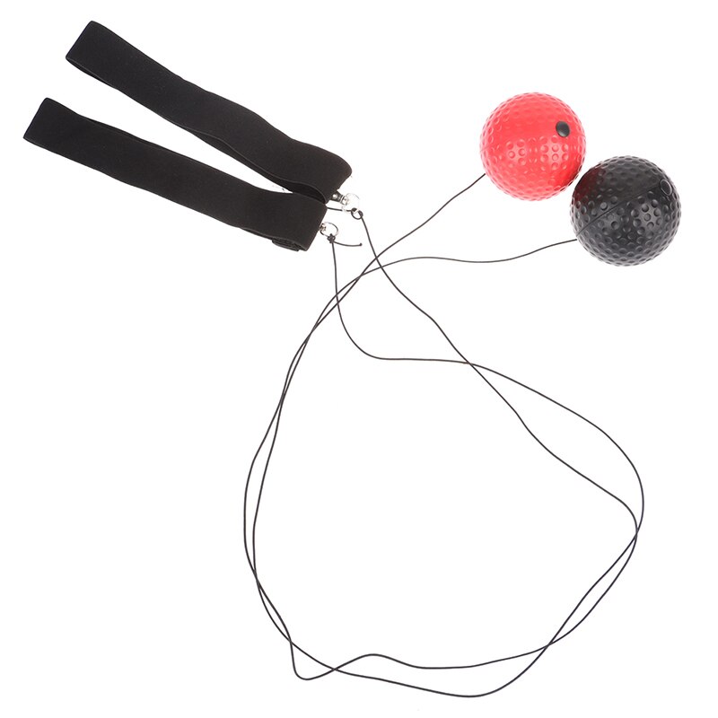 Pu-boll huvudmonterad speed ball boxning magisk boll kamp boll pannband för reflex reaktionshastighet träning i boxning stansning