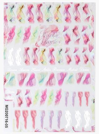 3D Nail Art Stickers Bohemen Bloeiende Cloud Afbeelding Nagels Stickers Voor Nagels Sticker Decoraties Manicure Z0345: 5