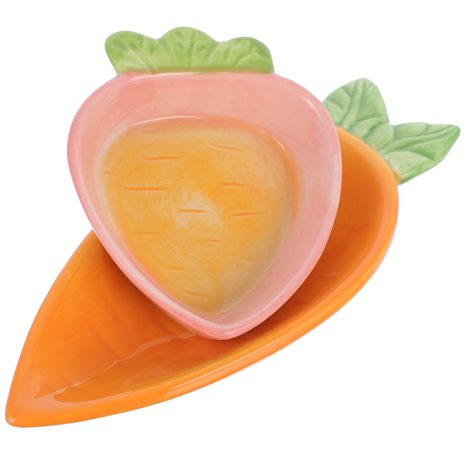 2Pcs Plates Portable Appetizer Plates Snack Plates Ceramic Tableware for Home