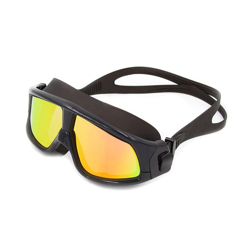 Sport Diving Glasses Swimming Big Frame Goggles Waterproof Soft Silicone Eyewear: 6
