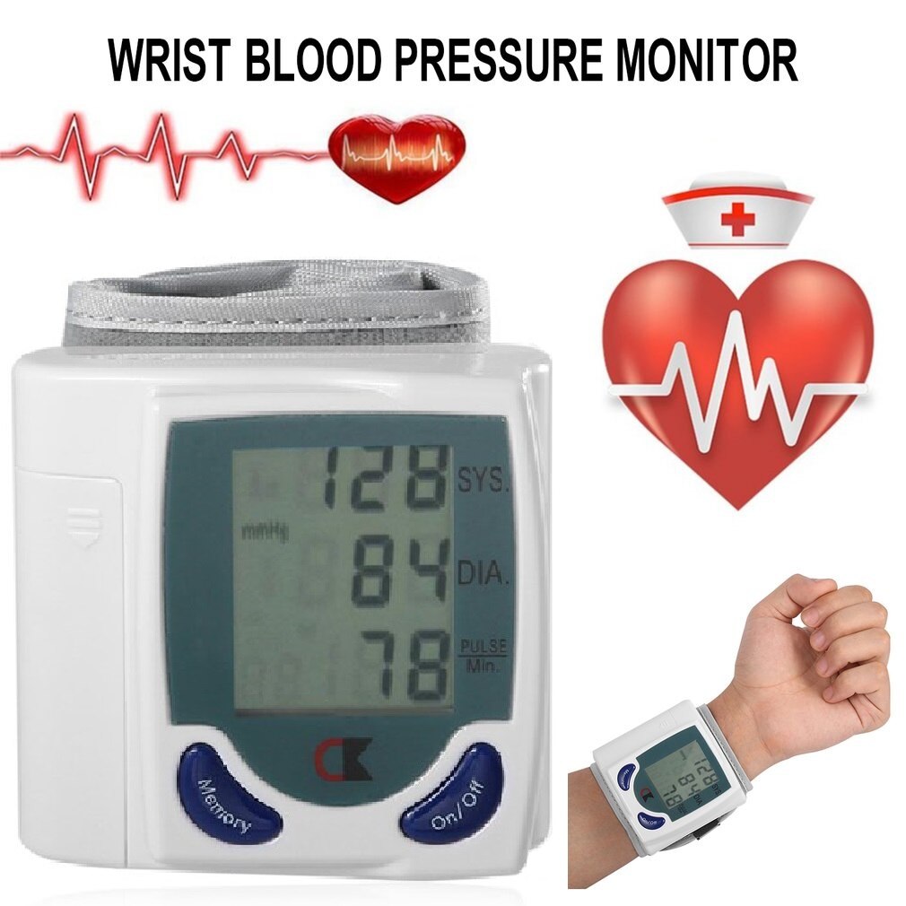 Automatische Digitale Pols Bloeddrukmeter Voor Meten Heart Beat Pulse Rate Dia Gezondheidszorg Bloeddrukmeter Tonometer
