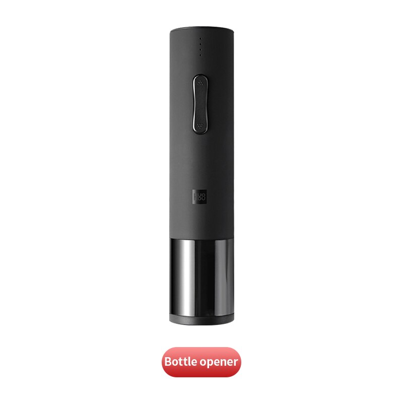 Xiaomi Mijia Rode Wijn Flesopener Cap Stopper Snelle Decanter Set Automatische Flesopener Elektrische Kurkentrekker Foliesnijder Kurk: Opener