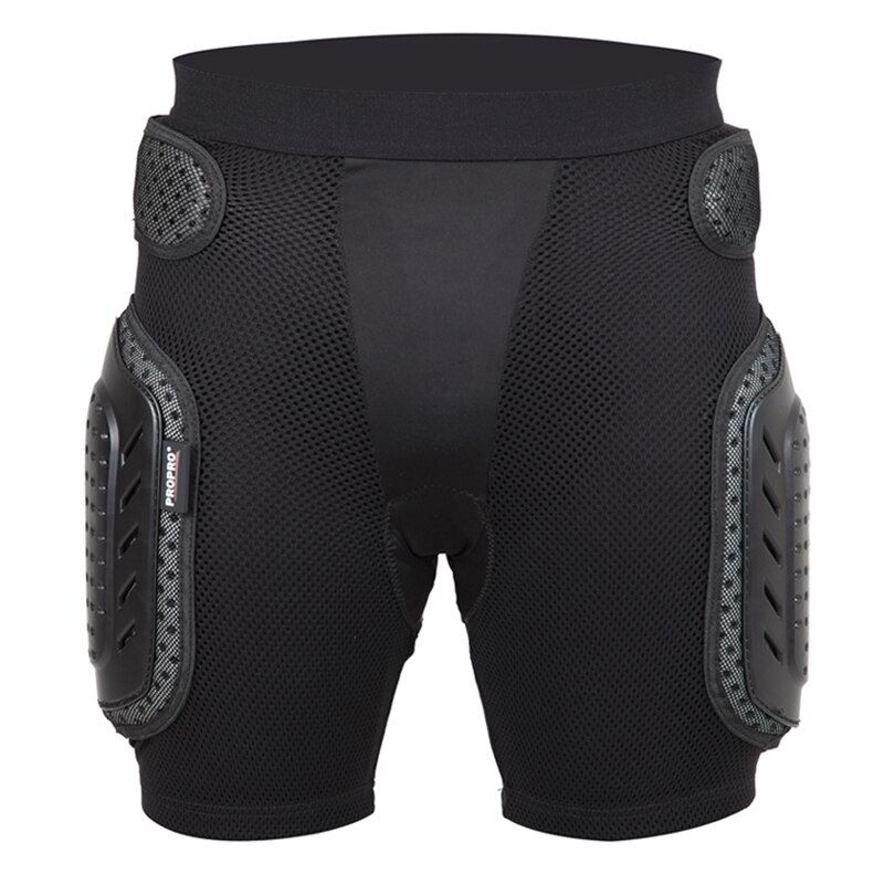 Propro Black Skateboarding Shorts Anti Armor Gear Hip Support Protection Sportswear Skating Cycling Skiing Shorts: M