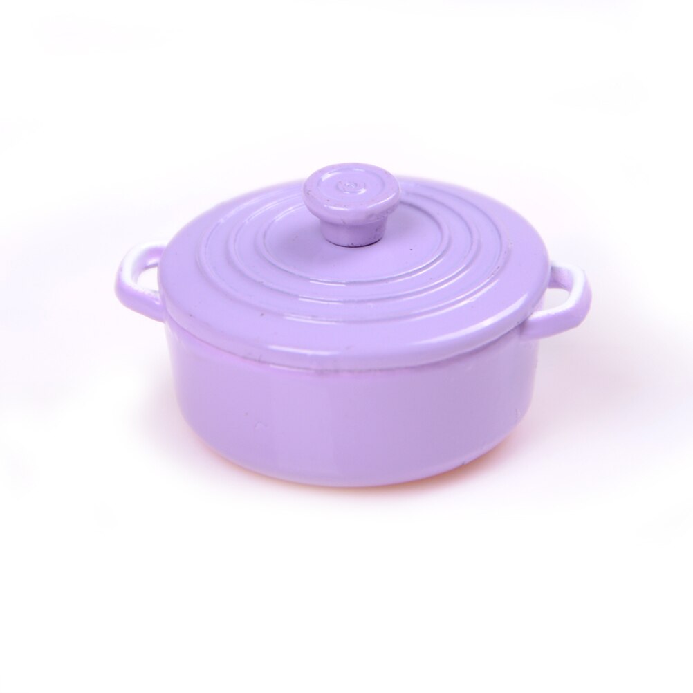 Mini da tavola Per 1:12 Miniatura casa delle bambole figura forcella pentola Da Cucina set giocattoli e cibo accessori bambole Giochi Di Imitazione Giocattoli: J Purple