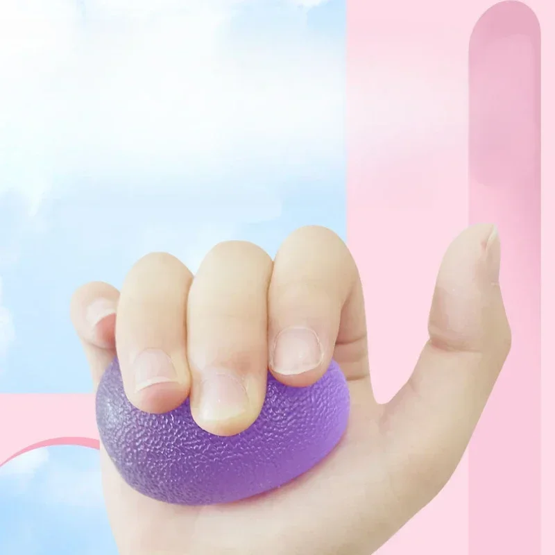 Bola de agarre de silicona para masaje de mano, equipo de ejercicio para dedos, presión de liberación, circulación sanguínea, entrenamiento de fuerza saludable